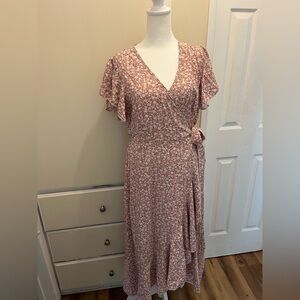 Floral Wrap Dress